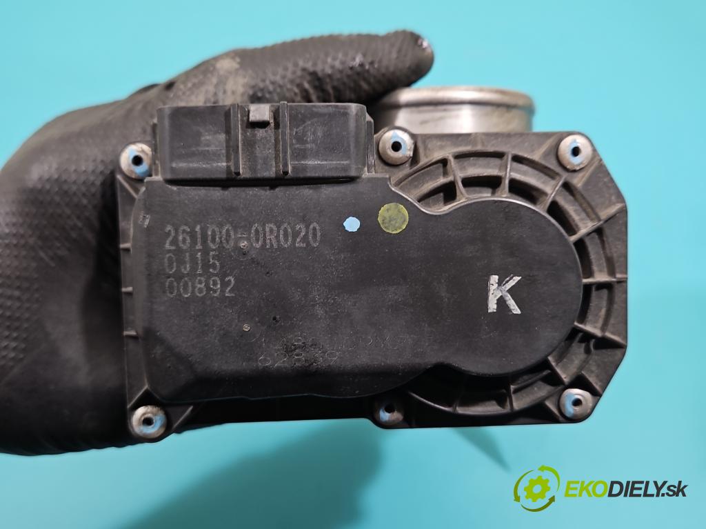 Toyota Avensis III T27 2009-2018 2.0 D4D 126 HP manual 93 kW 1998 cm3 5- klapka 26100-0R020 (Škrtiaca klapka)