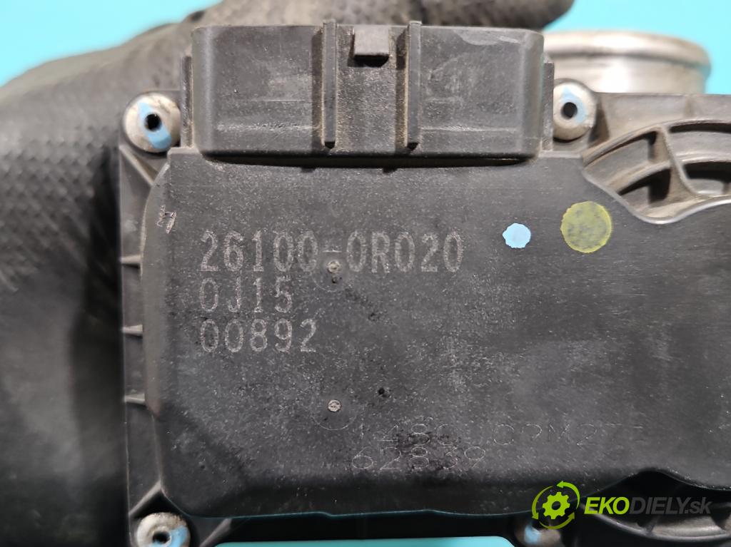 Toyota Avensis III T27 2009-2018 2.0 D4D 126 HP manual 93 kW 1998 cm3 5- klapka 26100-0R020 (Škrtiaca klapka)