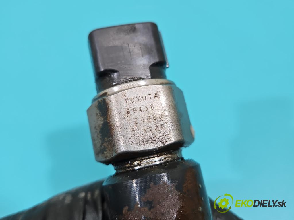 Toyota Avensis III T27 2009-2018 2.0 D4D 126 HP manual 93 kW 1998 cm3 5- lišta vstrekovacia 89458-20050 (Vstrekovacia lišta)