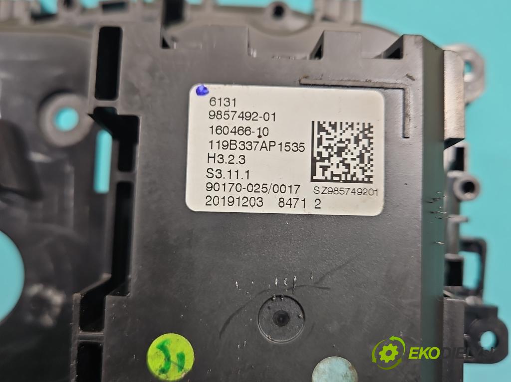 Bmw 3 G20 2018- 2.0 T 184hp automatic 135 kW 1998 cm3 4- Páka: Změny: stupeň,rýchlosť 9857492 (Rýchlostná páka (kulisa))