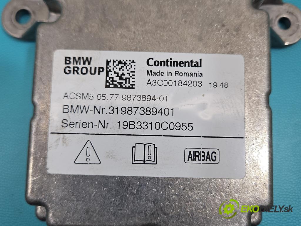 Bmw 3 G20 2018- 2.0 T 184 hp automatic 135 kW 1998 cm3 4- řídící jednotka polštáře: 9873894