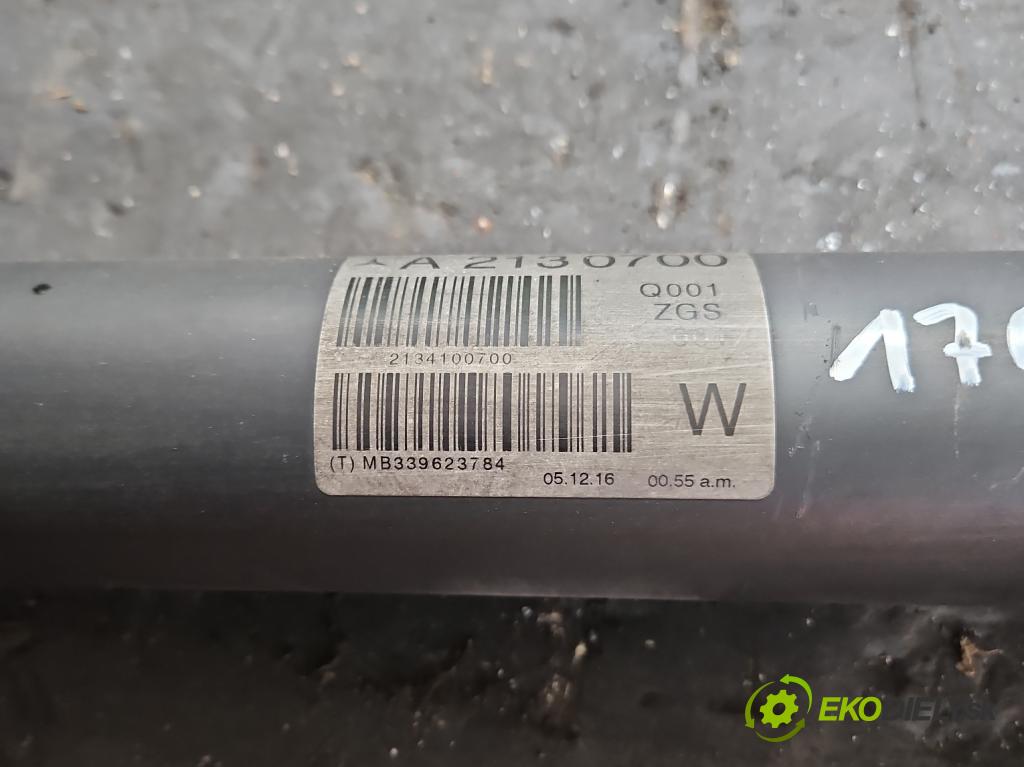 Mercedes E W213 2016-2023 2.0 CDI 194KM: automatic 143 kW 1950 cm3 5- Hřídel: zadné 2134100700 (Kardaňový hriadeľ)