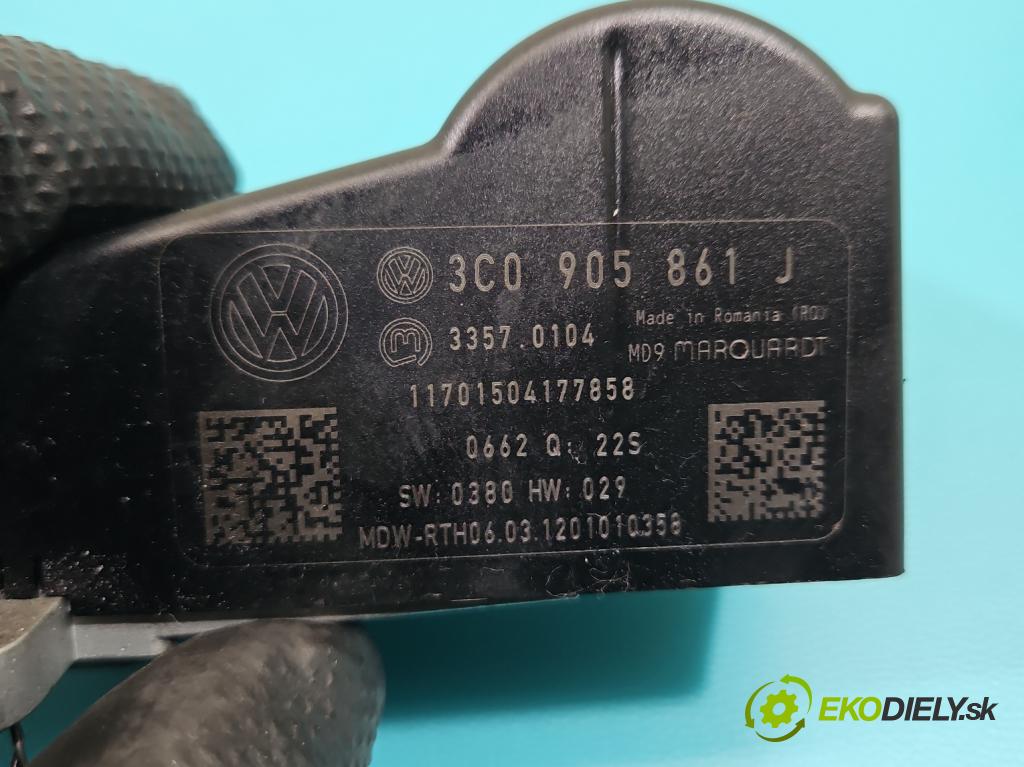 Vw Passat B7 2010-2014 2.0 tdi 140 hp automatic 103 kW 1968 cm3 5- Blokada: řízení: 3C0905861J (Řízení ostatní)