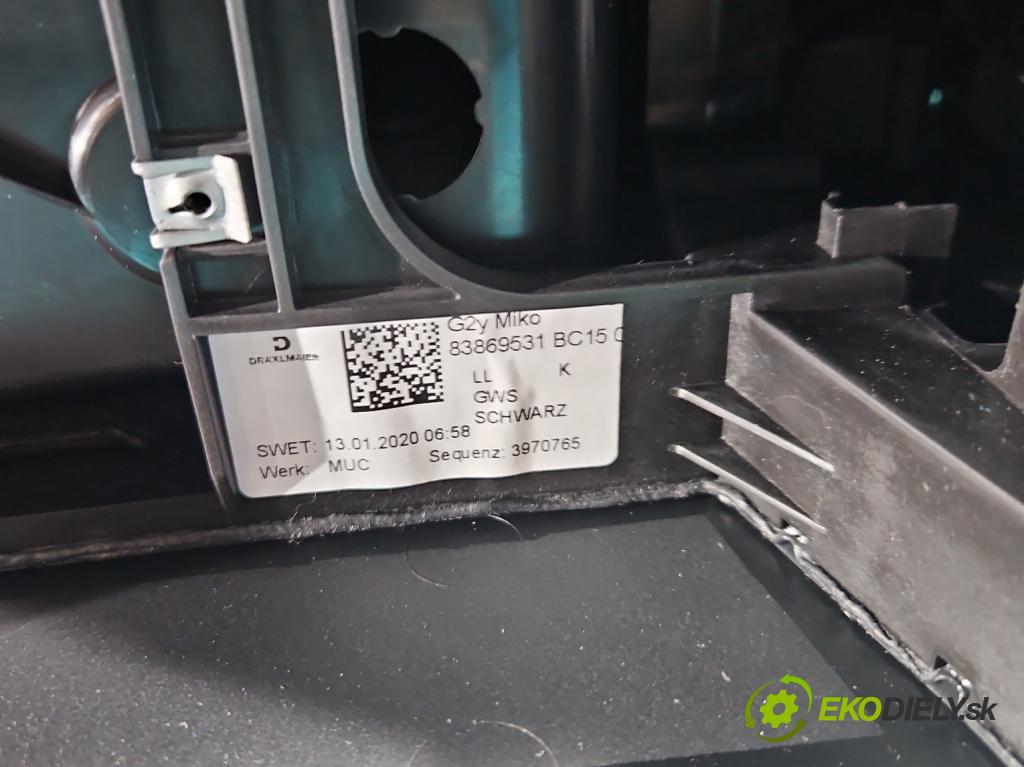 Bmw 3 G20 2018- 2.0 T 184hp automatic 135 kW 1998 cm3 4- operadlo  (Lakťová opierka)