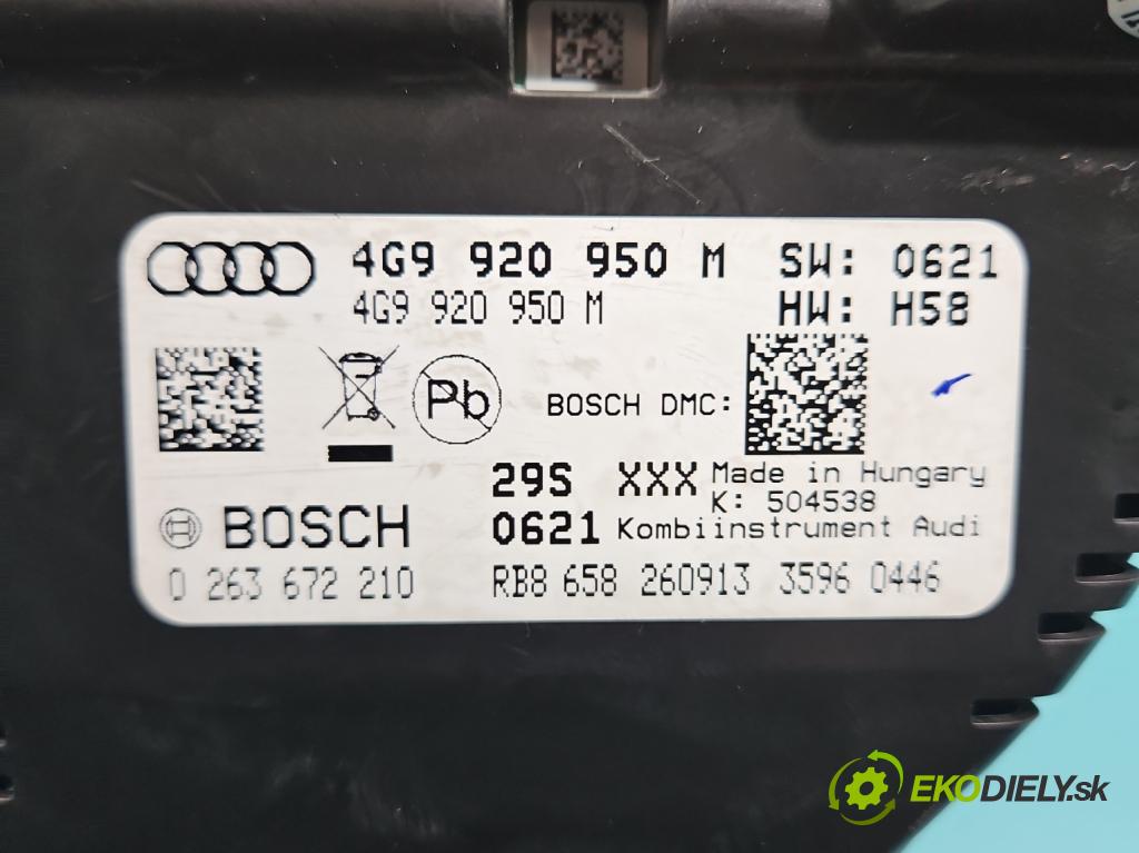 Audi A6 C7 2011-2018 3.0 TDI 313 HP automatic 230 kW 2967 cm3 5- prístrojovka/ budíky 4G9920950M (Prístrojová doska)