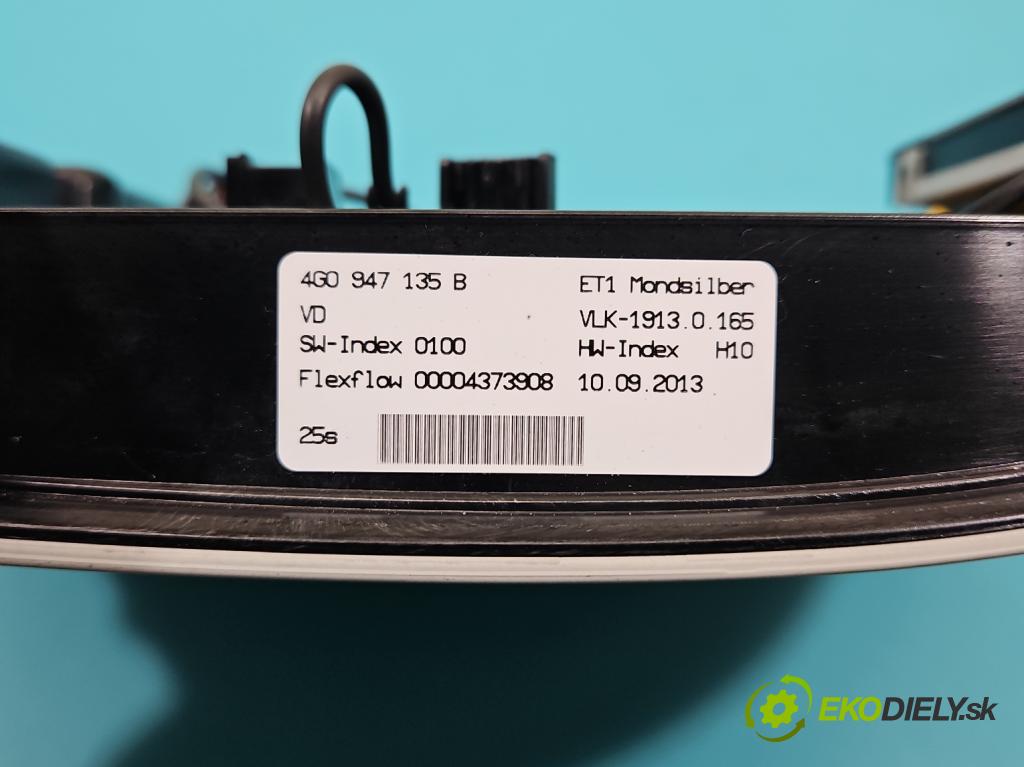 Audi A6 C7 2011-2018 3.0 TDI 313 hp automatic 230 kW 2967 cm3 5- světlo interiéru 4G0947135B