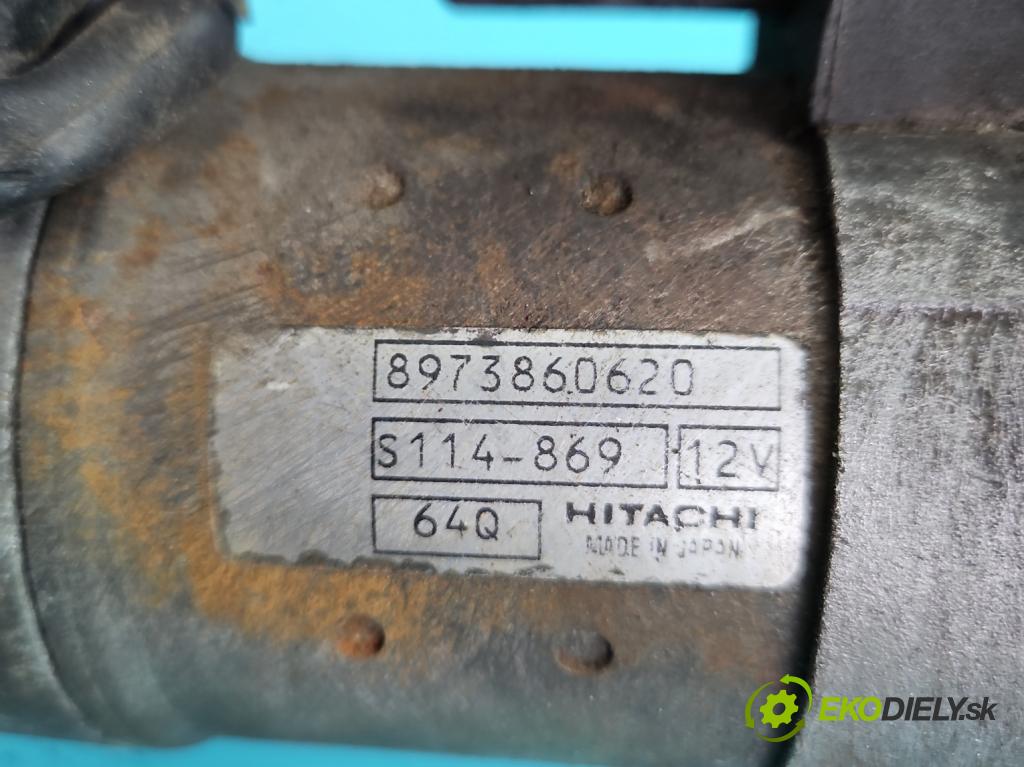 Opel Astra III 2004-2014 1.7 cdti 101 HP manual 74 kW 1686 cm3 5- štartér 8973860620 (Štartér)