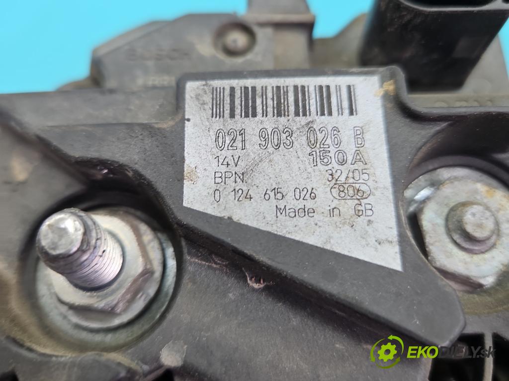 Porsche Cayenne I 2002-2010 3.2 V6 250 HP automatic 184 kW 3189 cm3 5- Alternator 021903026B (Alternátor)