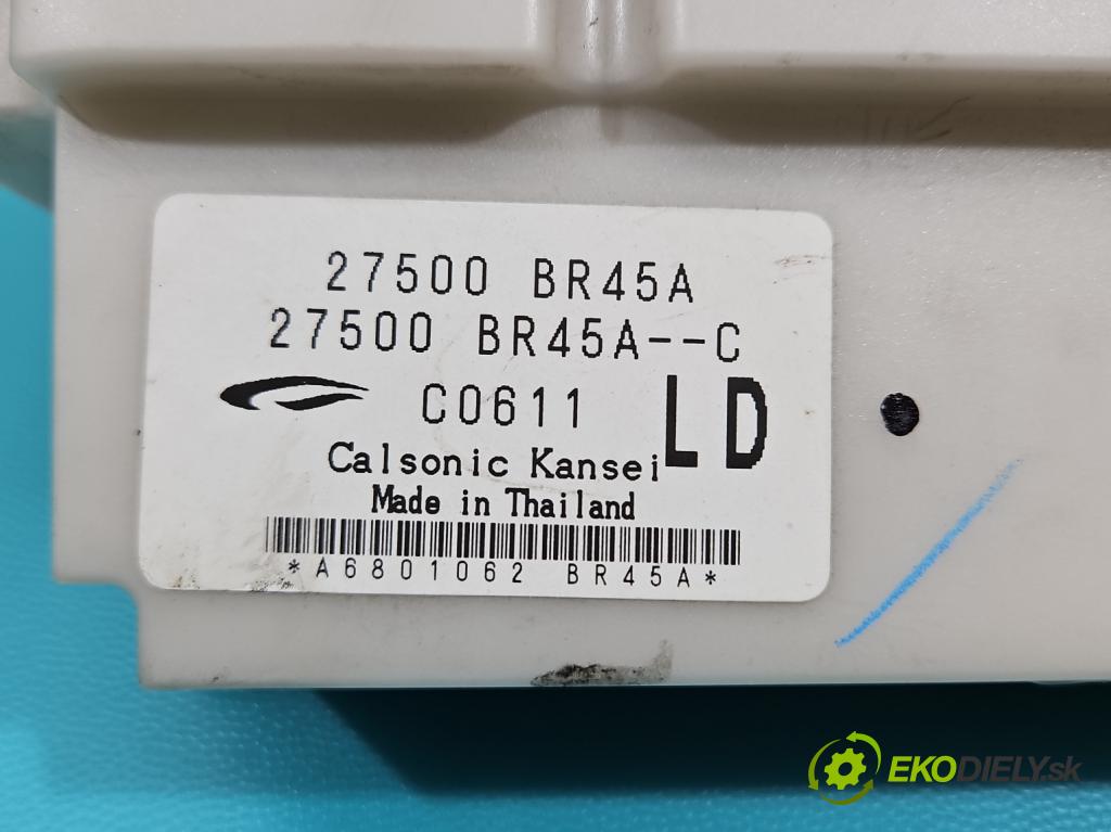 Nissan Qashqai I J10 2006-2013 1.5 dci 106 HP manual 78 kW 1461 cm3 5- panel kúrenia 27500-BR45A