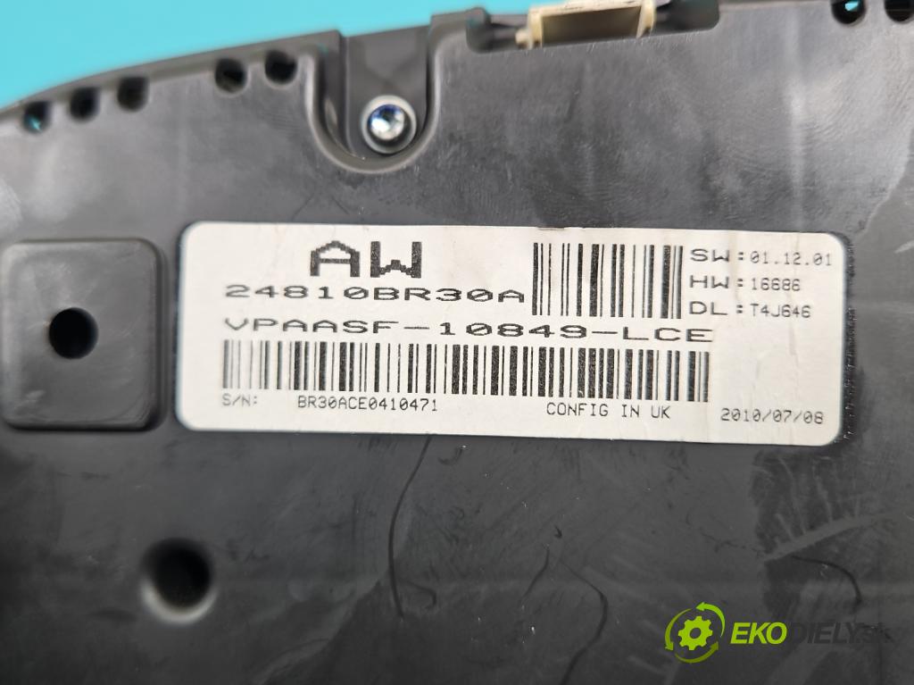 Nissan Qashqai I J10 2006-2013 1.5 dci 106 HP manual 78 kW 1461 cm3 5- prístrojovka/ budíky VPAASF-10849-LCE (Prístrojová doska)