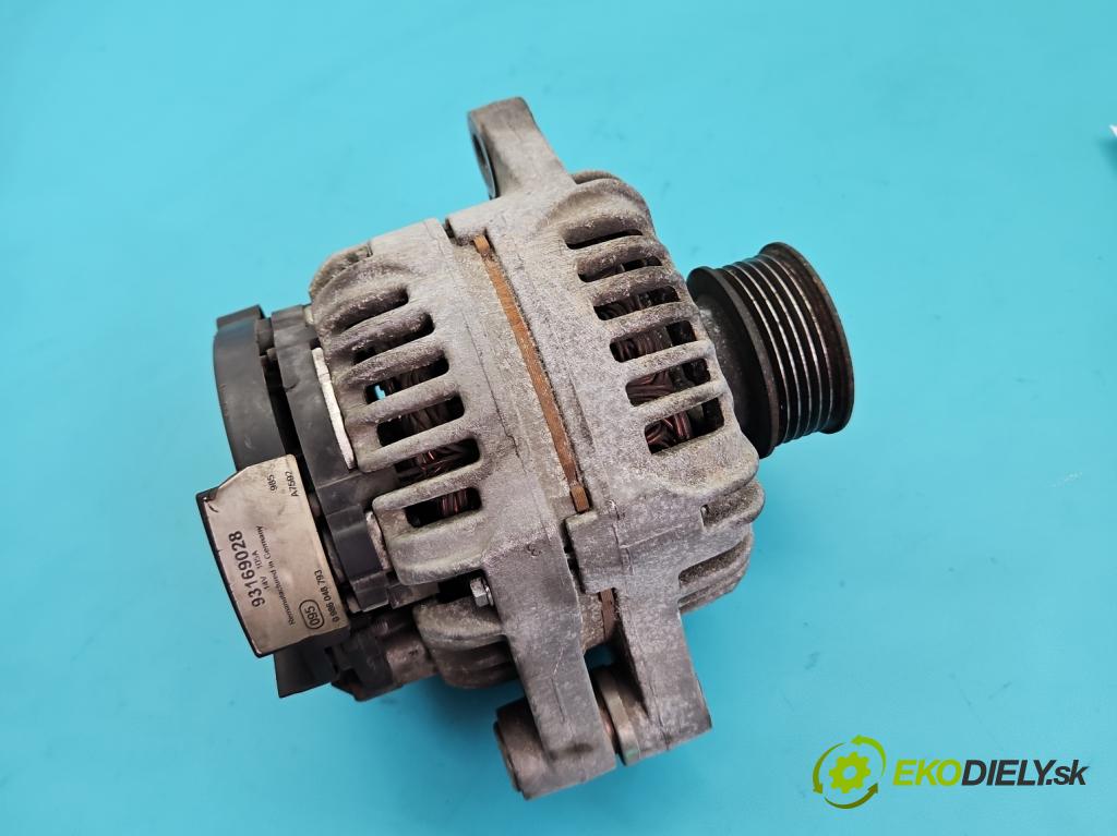 Opel Zafira B 2005-2014 1.9 cdti 120 HP manual 88 kW 1910 cm3 5- Alternator 93169028 (Alternátor)