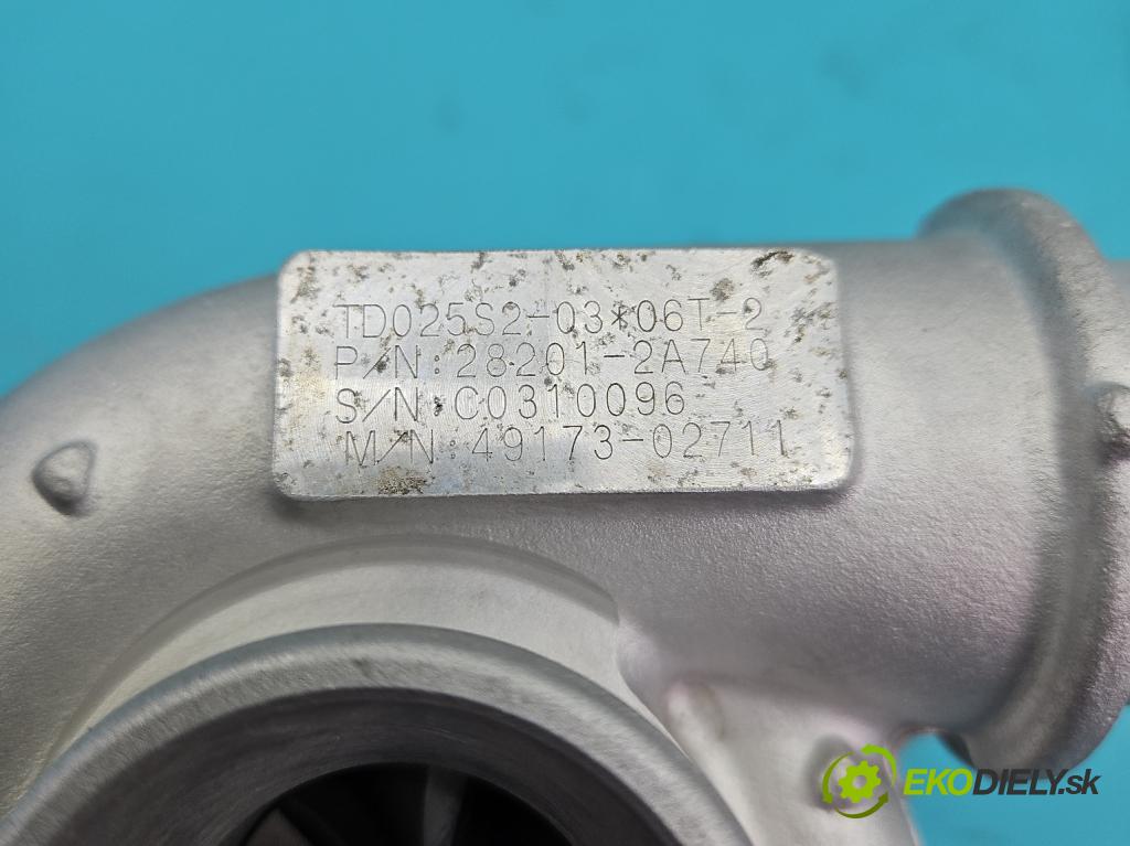 Kia Venga 1.4 crdi 75 HP manual 55 kW 1396 cm3 5- turbodúchadlo, turbo repasovaná 49173-02711