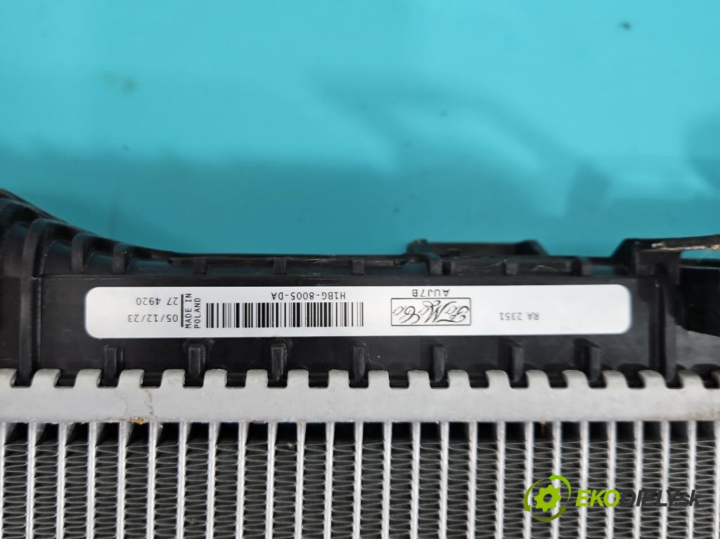 Ford Puma II MK2 2019- 1.0 EcoBoost: 155 hp manual 114 kW 999 cm3 5- Chladič vody H1BG-8005-DA (Vodní chladič)