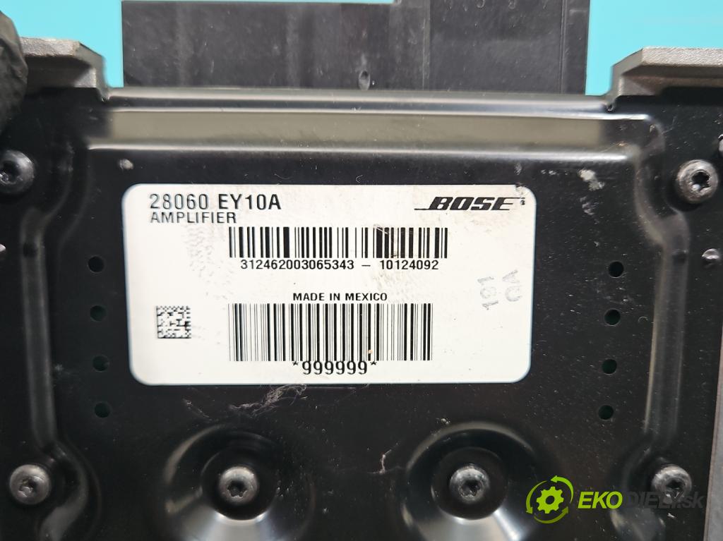 Nissan Qashqai I J10 2006-2013 1.5 dci 106 HP manual 78 kW 1461 cm3 5- Zesilovač: 28060-EY10A (Zosilňovač)