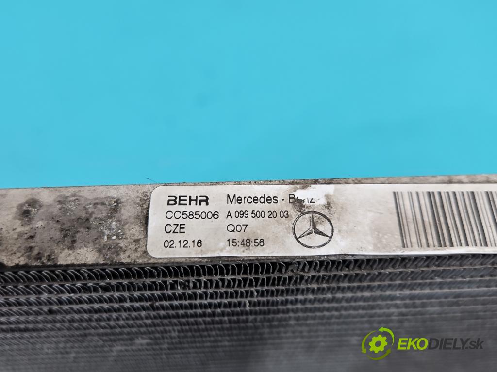 Mercedes E W213 2016-2023 2.0 CDI 194KM automatic 143 kW 1950 cm3 5- Chladič vody A0995002003 (Vodní chladič)