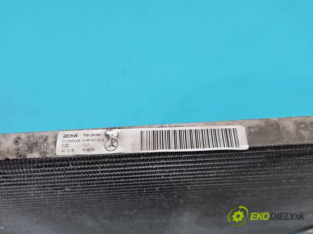 Mercedes E W213 2016-2023 2.0 CDI 194KM automatic 143 kW 1950 cm3 5- Chladič vody A0995002003 (Vodní chladič)