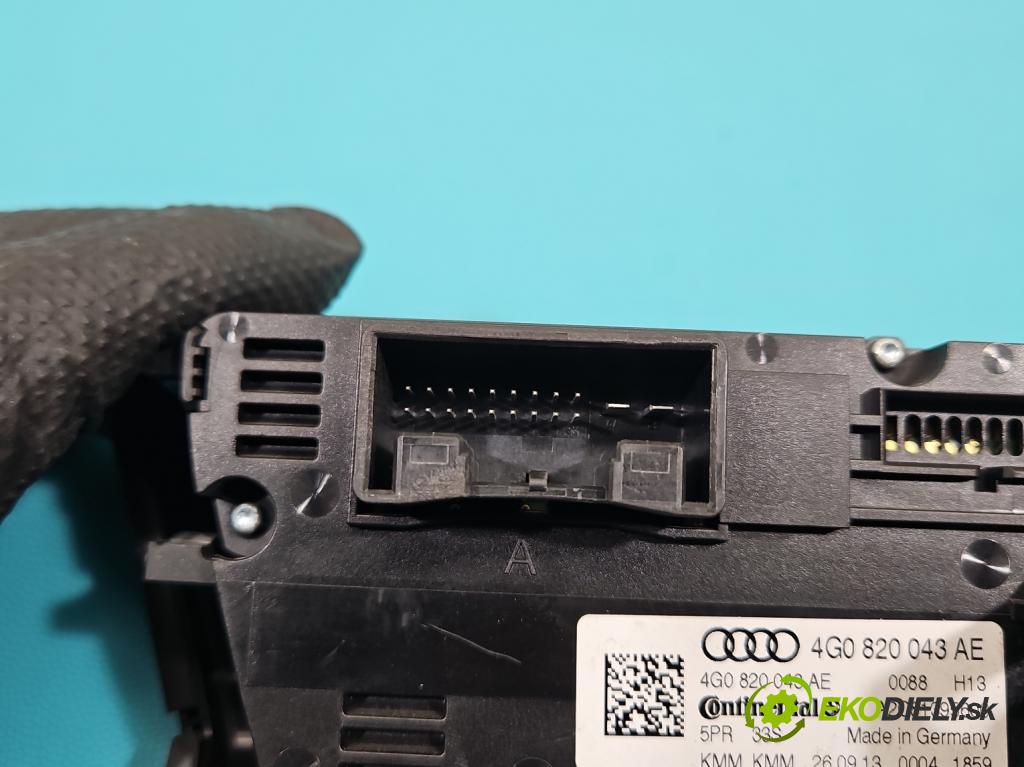Audi A6 C7 2011-2018 3.0 TDI 313 HP automatic 230 kW 2967 cm3 5- panel kúrenia 4G0820043AE