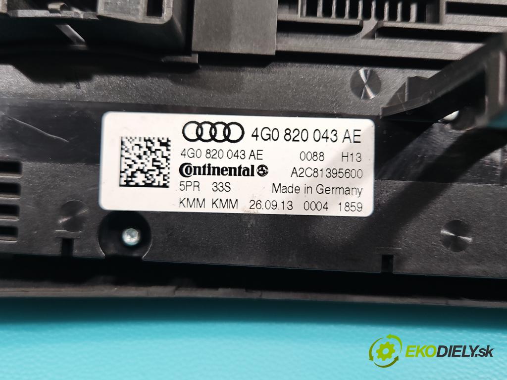 Audi A6 C7 2011-2018 3.0 TDI 313 HP automatic 230 kW 2967 cm3 5- panel kúrenia 4G0820043AE