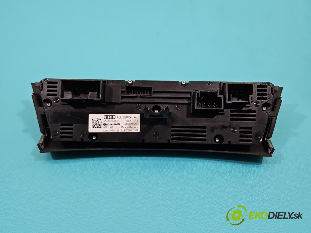 Audi A6 C7 2011-2018 3.0 TDI 313 HP automatic 230 kW 2967 cm3 5- panel kúrenia 4G0820043AE