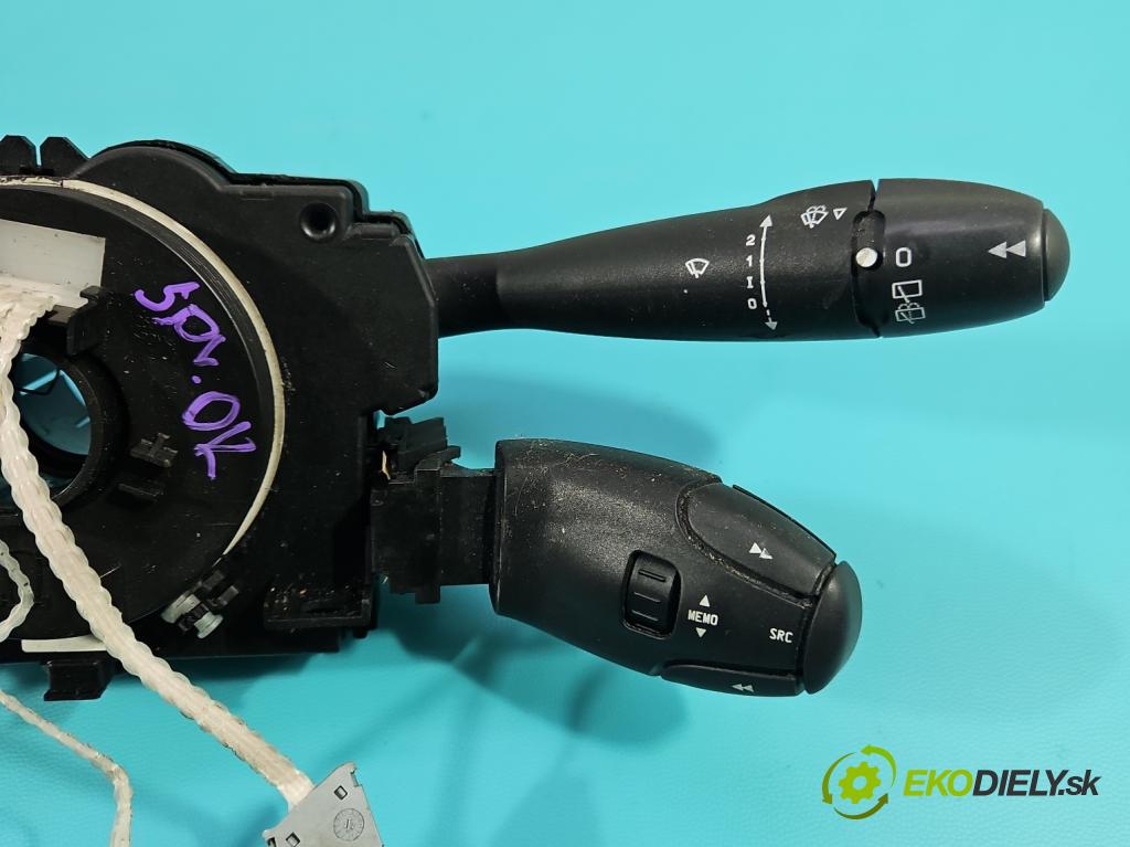 Citroen Xsara Picasso 1,8.0 16V 116 HP manual 85 kW 1749 cm3 5- prepínač komplex: 96477520XT (Prepínacie páčky pod volantom)