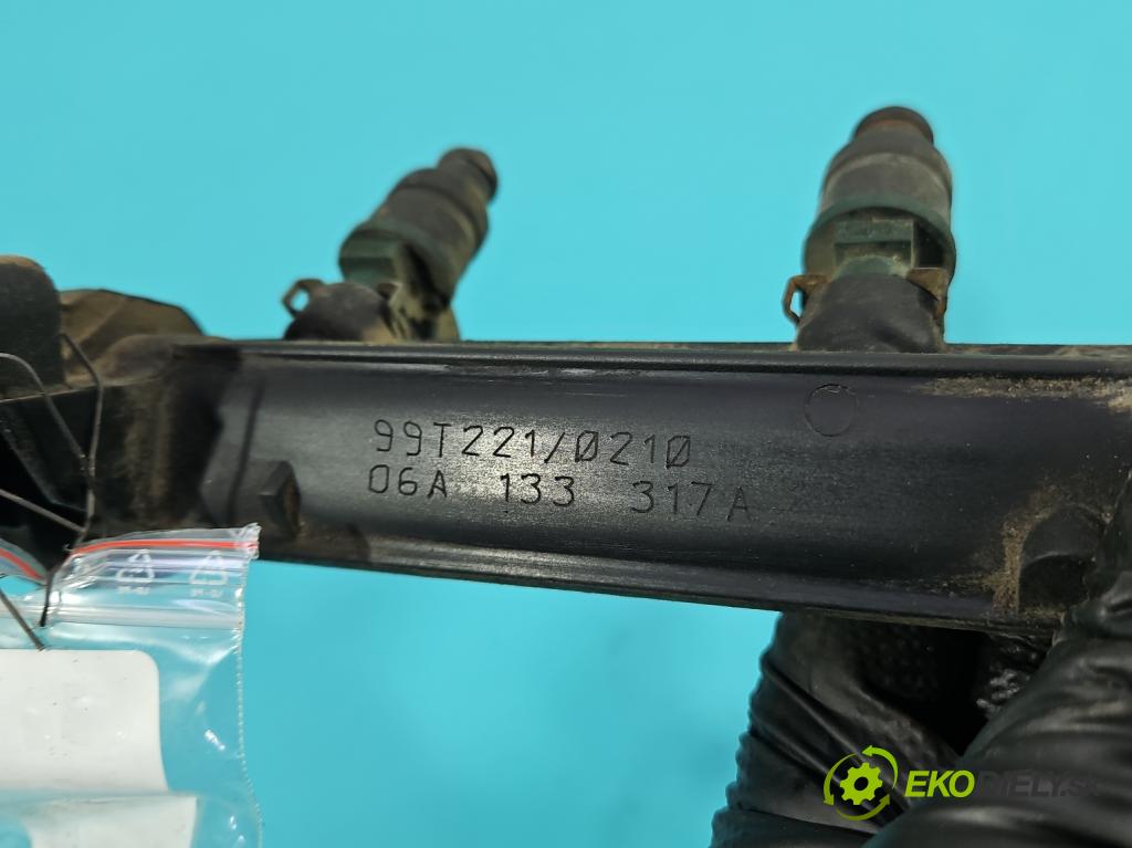 Vw Golf IV 1997-2003 1.6 SR 101 HP manual 74 kW 1595 cm3 5- vstrek 06A133317A (Vstrekovač paliva)