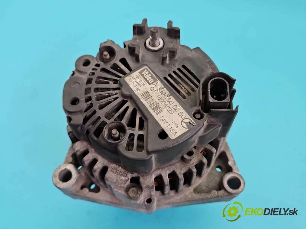 Mitsubishi Colt Z30 VI 2004-2012 1.5 did 68 HP manual 50 kW 1493 cm3 3- Alternator A6391500250 (Alternátor)