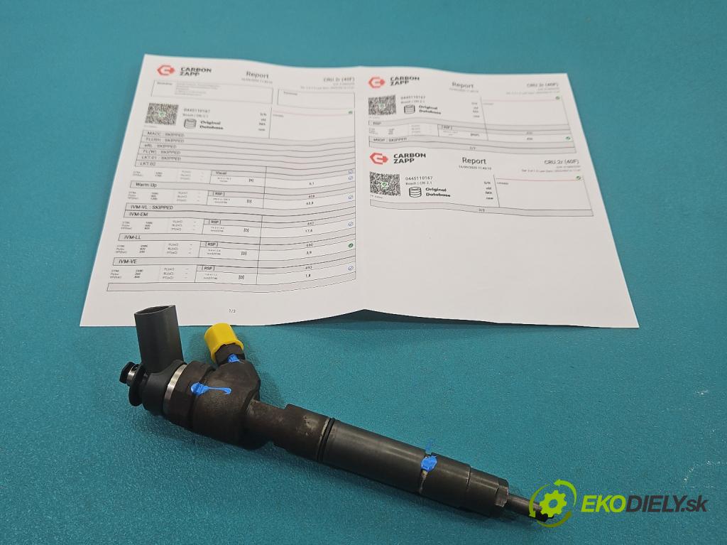 Mitsubishi Colt Z30 VI 2004-2012 1.5 did 68 hp manual 50 kW 1493 cm3 3- vstřikovač 0445110167 (Vstřikovač paliva)