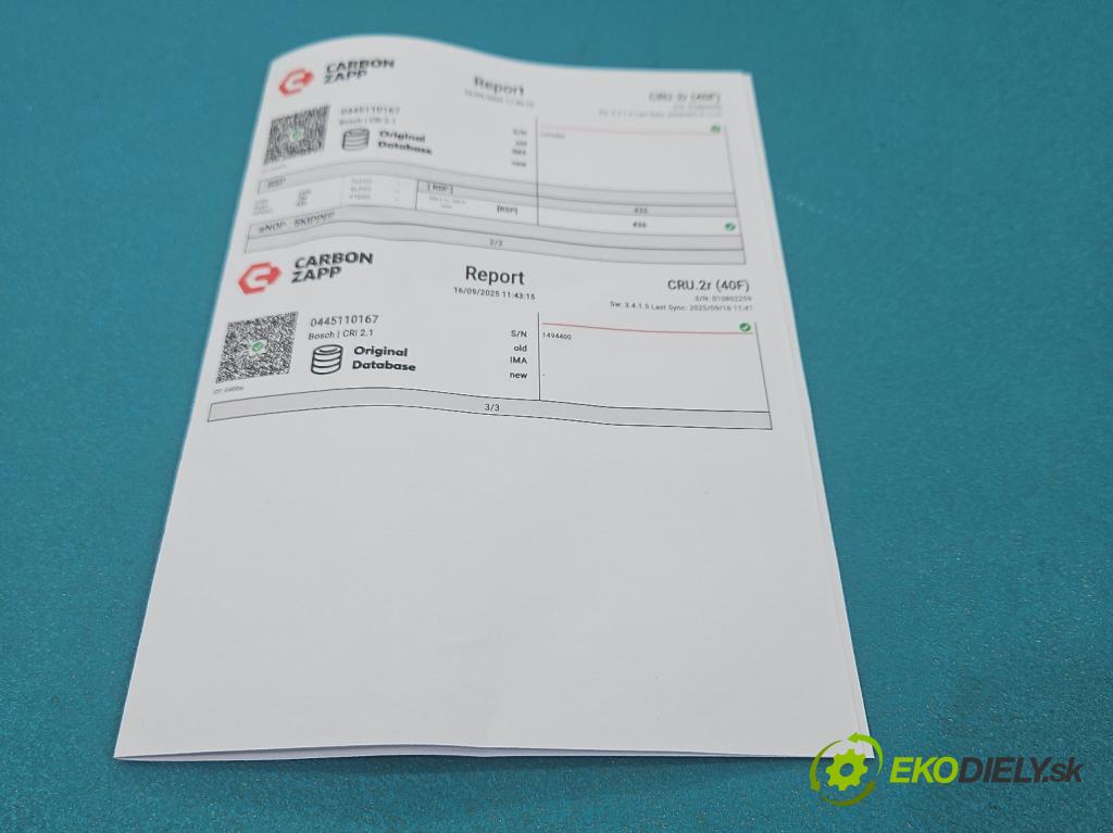 Mitsubishi Colt Z30 VI 2004-2012 1.5 did 68 hp manual 50 kW 1493 cm3 3- vstřikovač 0445110167 (Vstřikovač paliva)