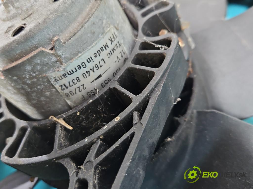 Vw Golf IV 1997-2003 1.6 SR 101 HP manual 74 kW 1595 cm3 3- Ventilátor chladiča 1J0121207C