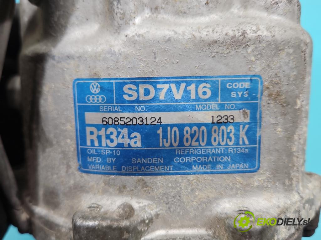 Vw Bora 1.9 tdi 116 HP manual 85 kW 1896 cm3 4- Kompresor: klimatizácie 1J0820803K (Kompresor klimatizácie)