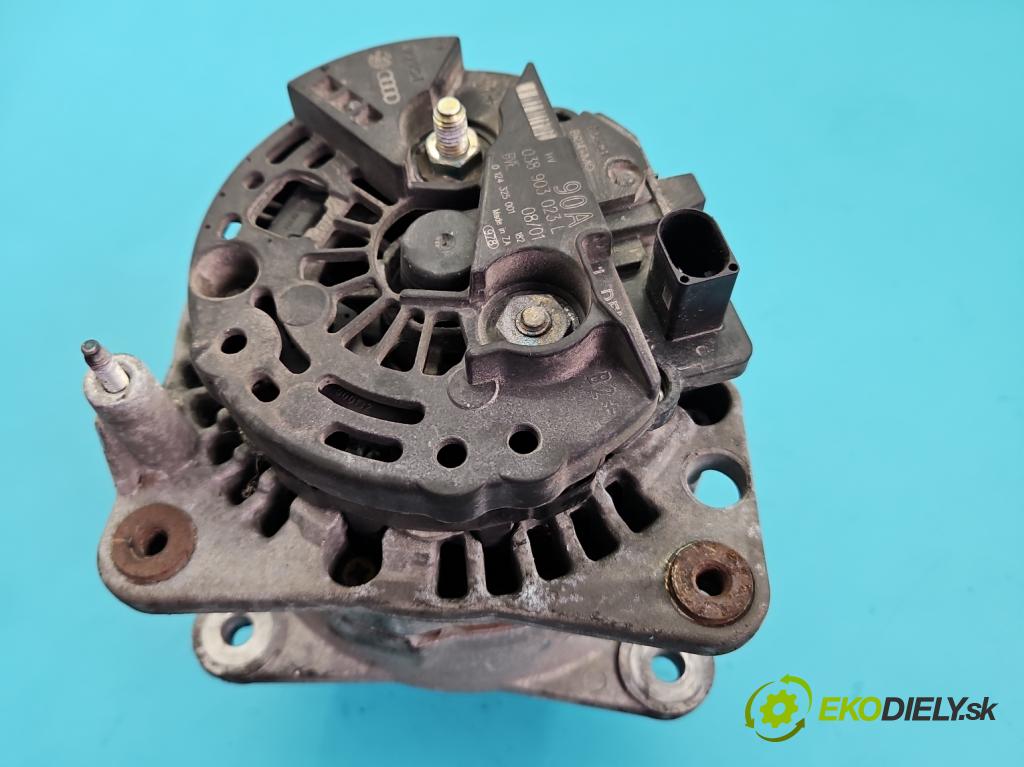 Vw Bora 1.9 tdi 116 HP manual 85 kW 1896 cm3 4- Alternator 038903023L (Alternátor)