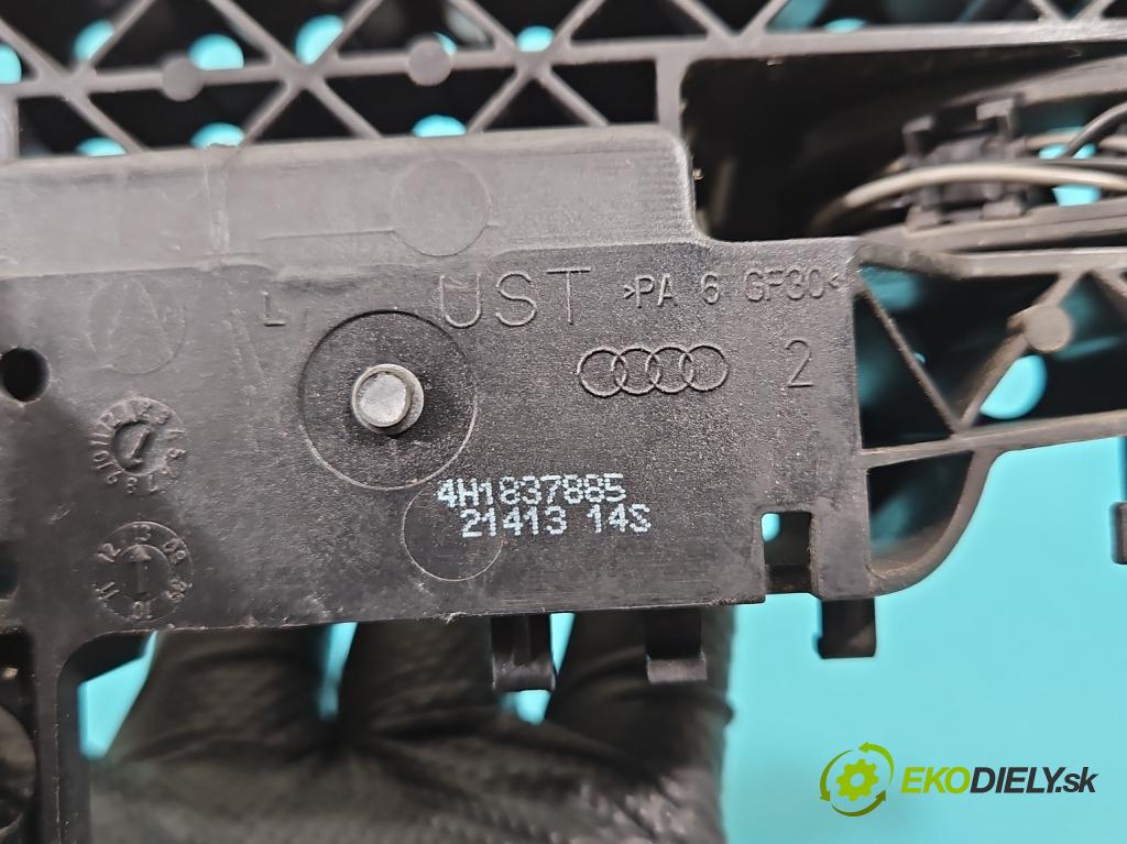 Audi A6 C7 2011-2018 3.0 TDI 313 HP automatic 230 kW 2967 cm3 5- rukoväť predné ľavé mimo: 4H1837885 (Kľučka dverí vonkajšia predná ľavá)