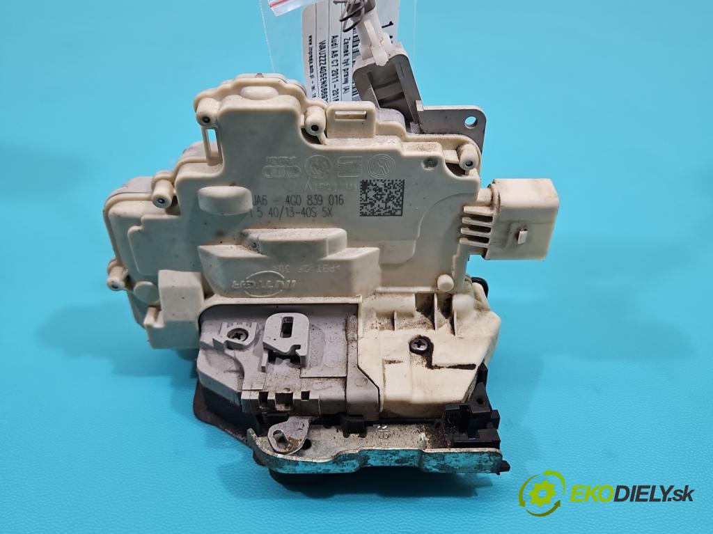 Audi A6 C7 2011-2018 3.0 TDI 313 HP automatic 230 kW 2967 cm3 5- zámok zadné pravý 4G0839016