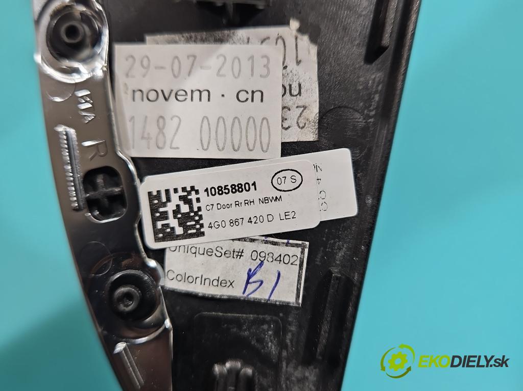 Audi A6 C7 2011-2018 3.0 TDI 313 HP automatic 230 kW 2967 cm3 5- lišta ozdobná vnitŕní: 4G0867420D