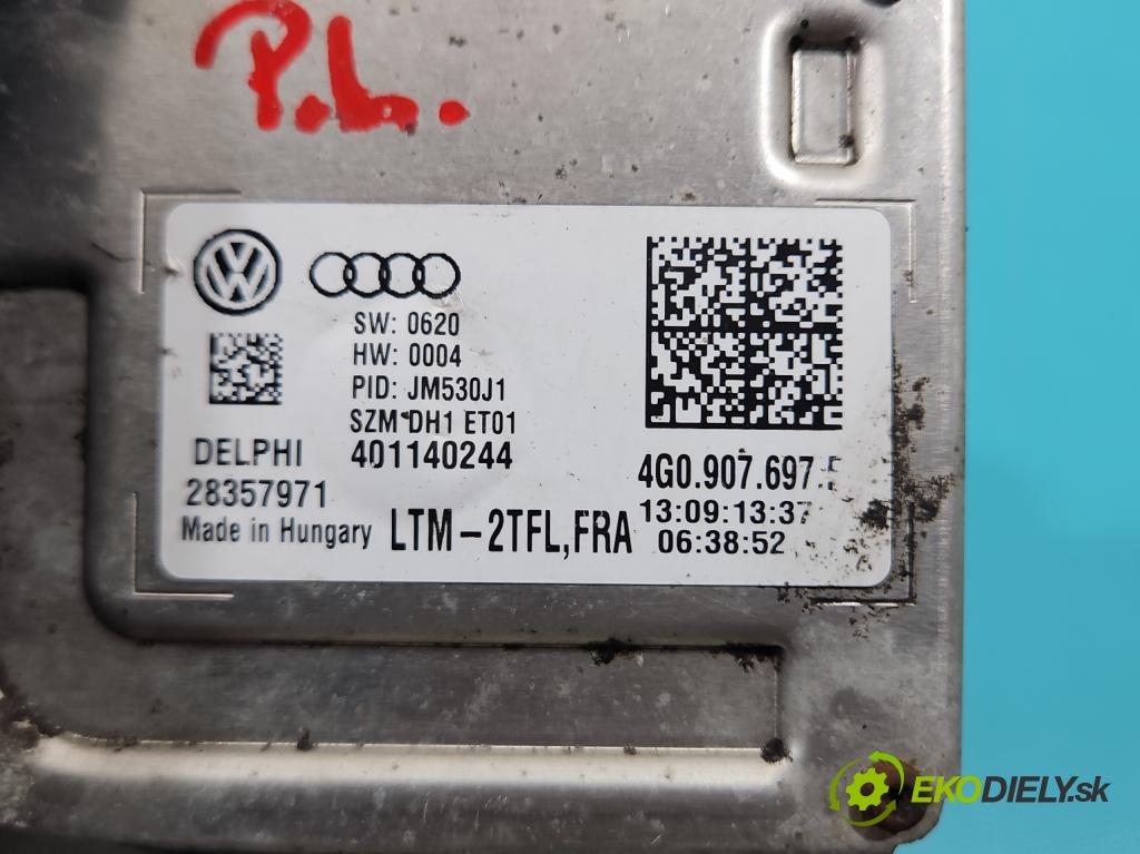 Audi A6 C7 2011-2018 3.0 TDI 313 HP automatic 230 kW 2967 cm3 5- střídač: xenon 4G0907697F (Riadiaca jednotka xenónu)