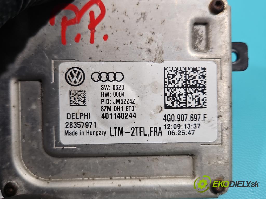 Audi A6 C7 2011-2018 3.0 TDI 313 HP automatic 230 kW 2967 cm3 5- střídač: xenon 4G0907697F (Riadiaca jednotka xenónu)