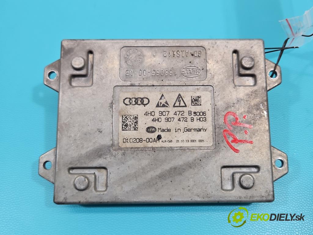 Audi A6 C7 2011-2018 3.0 TDI 313 HP automatic 230 kW 2967 cm3 5- střídač: xenon 4H0907472B (Riadiaca jednotka xenónu)