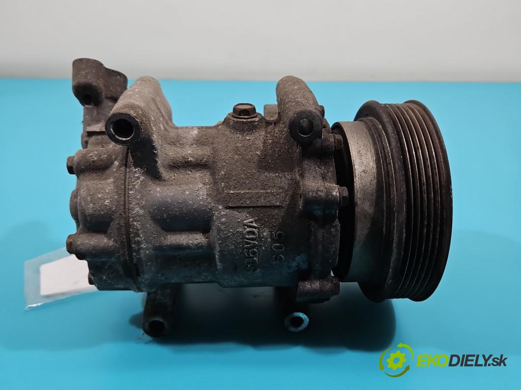 Renault Clio III 2005-2012 1.5 dci 68 HP manual 50 kW 1461 cm3 3- Kompresor: klimatizácie 8200866437 (Kompresor klimatizácie)