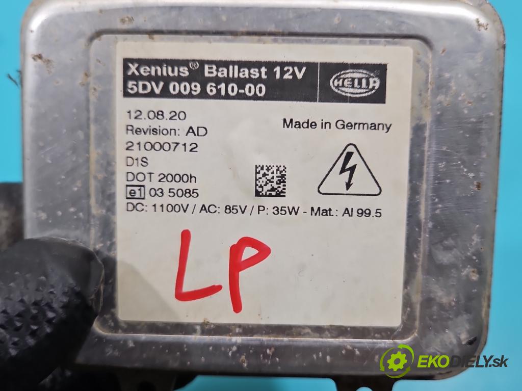 Nissan Qashqai I J10 2006-2013 1.5 dci 106 HP manual 78 kW 1461 cm3 5- střídač: xenon 5DV009610-00 (Riadiaca jednotka xenónu)