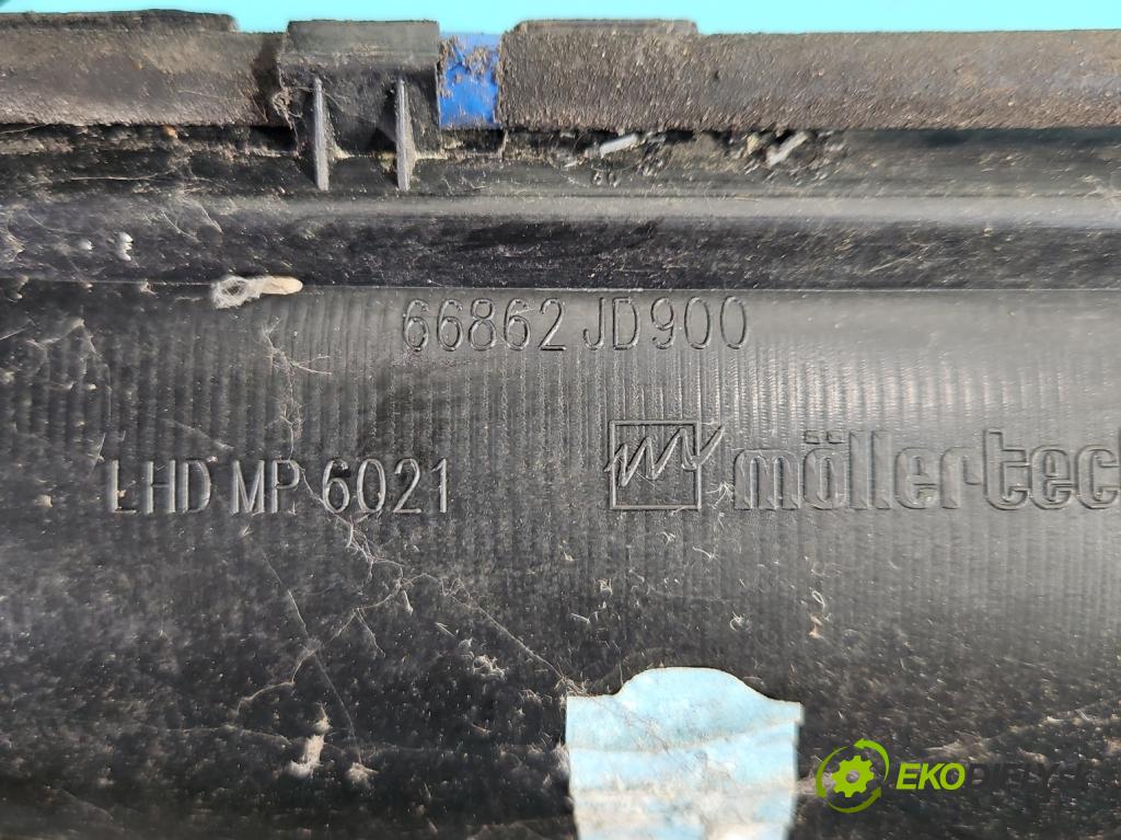 Nissan Qashqai I J10 2006-2013 1.5 dci 106 HP manual 78 kW 1461 cm3 5- torpédo 66862-JD900 (Torpédo (plast pod čelným sklom))