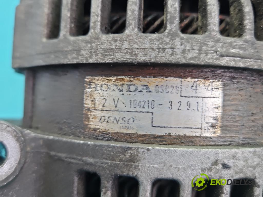 Honda Accord VII 2002-2008 2.0 16V 155 HP manual 114 kW 1998 cm3 5- Alternator 104210-3291 (Alternátor)
