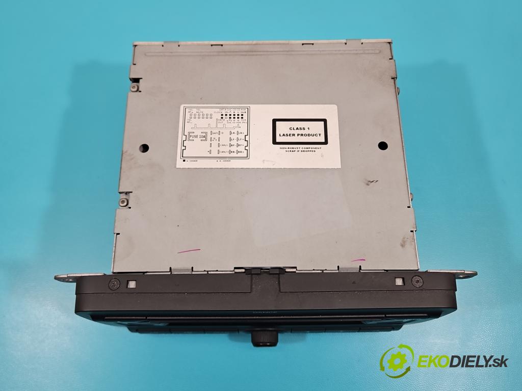Skoda Fabia II 2007-2014 1.4 16V 86 HP manual 63 kW 1390 cm3 5- Radio originál 5J0035161