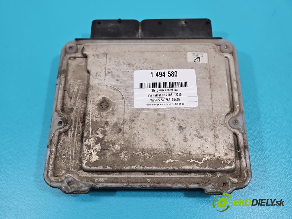 Vw Passat B6 2005-2010 2.0 FSI 150 HP manual 110 kW 1984 cm3 5- riadiaca jednotka motora 06F906056FB
