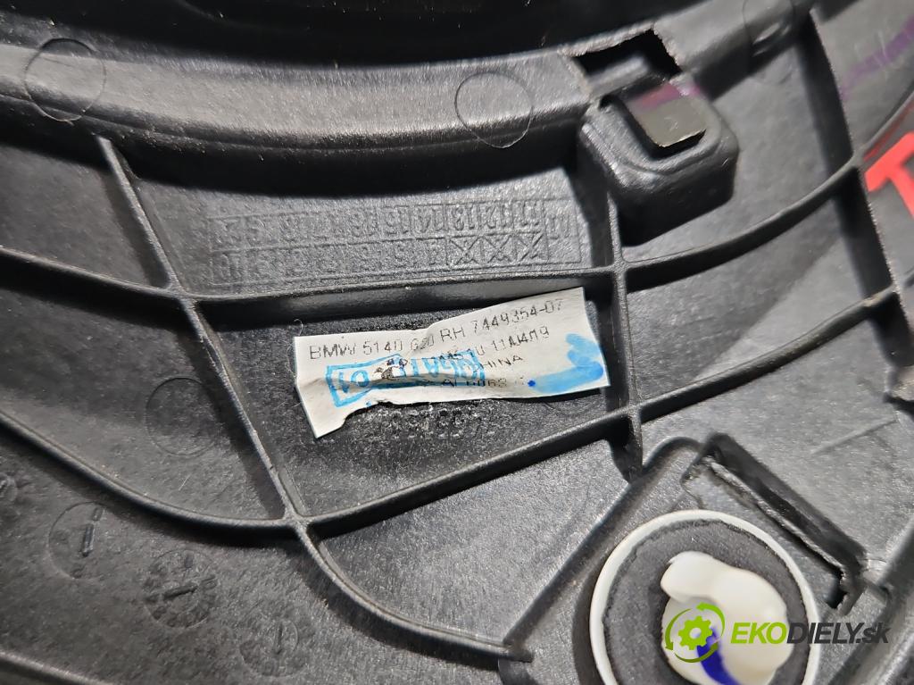 Bmw 3 G20 2018- 2.0 T 184hp automatic 135 kW 1998 cm3 4- lišta blatník zadné pravé 7449354-07 (Lišta)