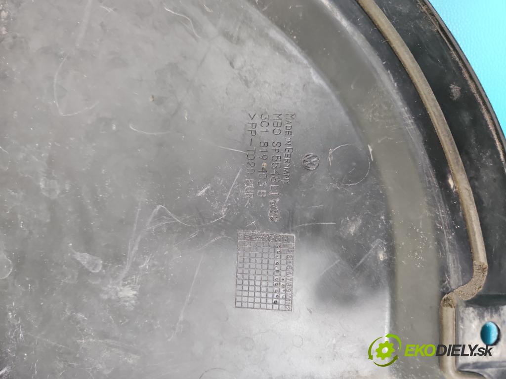 Vw Passat B6 2005-2010 2.0 FSI 150 HP manual 110 kW 1984 cm3 5- torpédo 3C1819404A (Torpédo (plast pod čelným sklom))