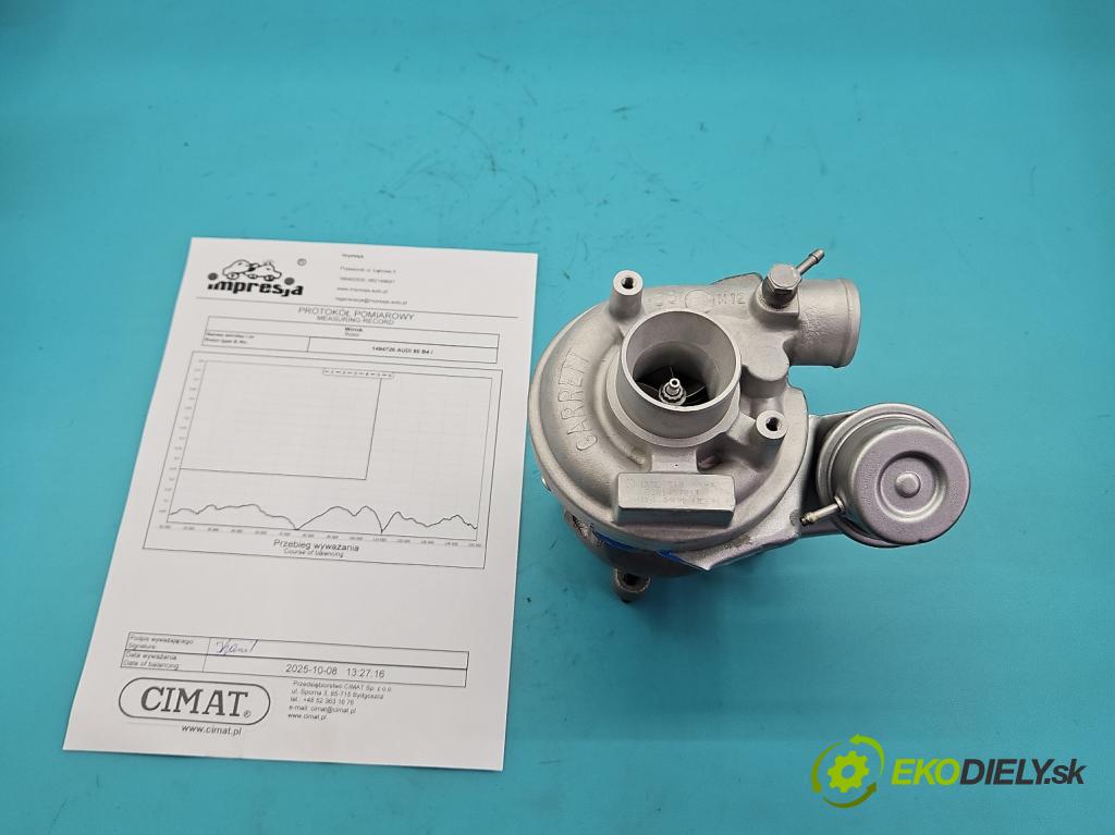 Audi 80 B4 1991-1994 1.9 tdi 90 hp manual 66 kW 1896 cm3 5- Turbodmychadlo repasováno 454082-1