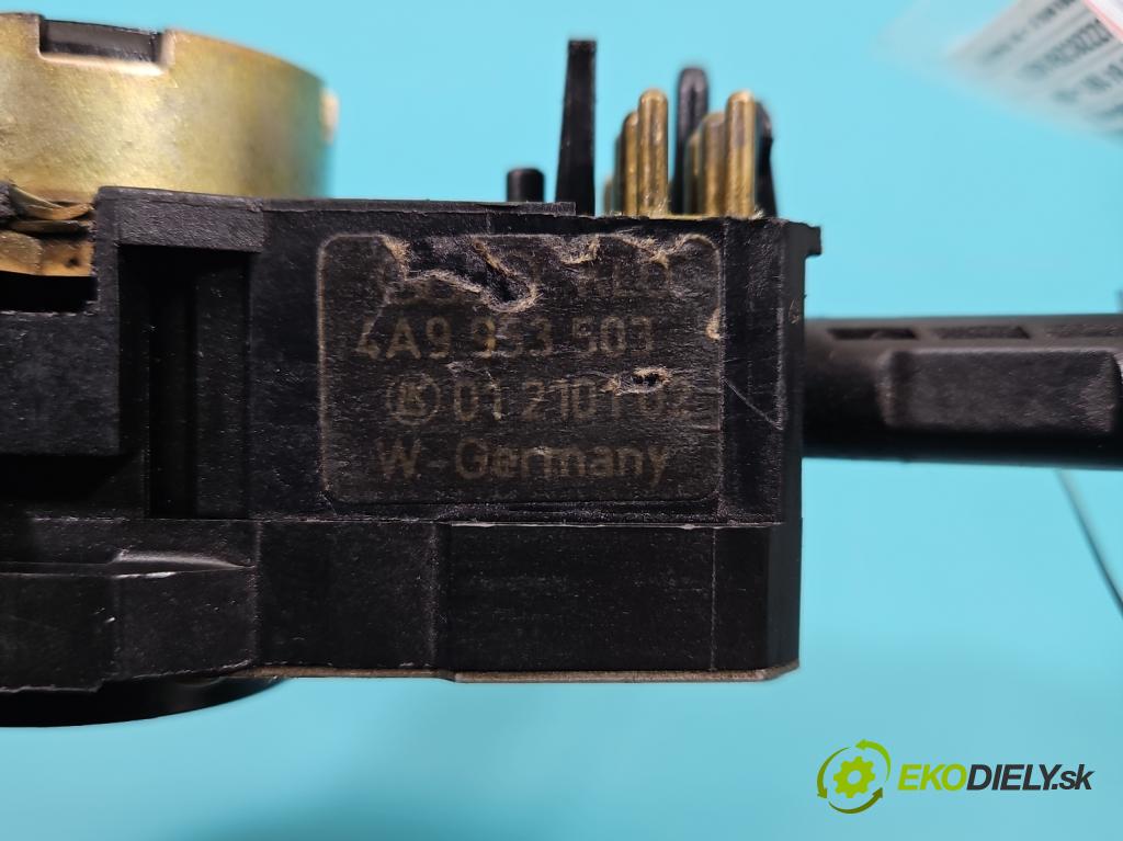 Audi 80 B4 1991-1994 1.9 tdi 90 HP manual 66 kW 1896 cm3 5- prepínač komplex: 4A9953503 (Prepínacie páčky pod volantom)