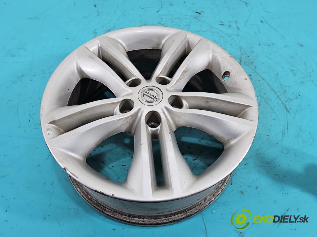 Nissan Qashqai I J10 2006-2013 1.5 dci 106 hp manual 78 kW 1461 cm3 5- Felga hliník: 17