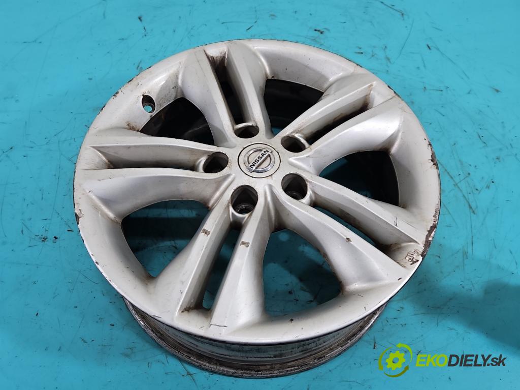 Nissan Qashqai I J10 2006-2013 1.5 dci 106 hp manual 78 kW 1461 cm3 5- Felga hliník: 17