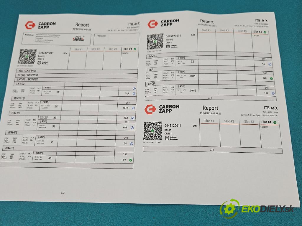 Iveco Daily III 1999-2006 2.3 HPI 116 HP manual 85 kW 2286 cm3 5- vstrek 0445120011 (Vstrekovač paliva)
